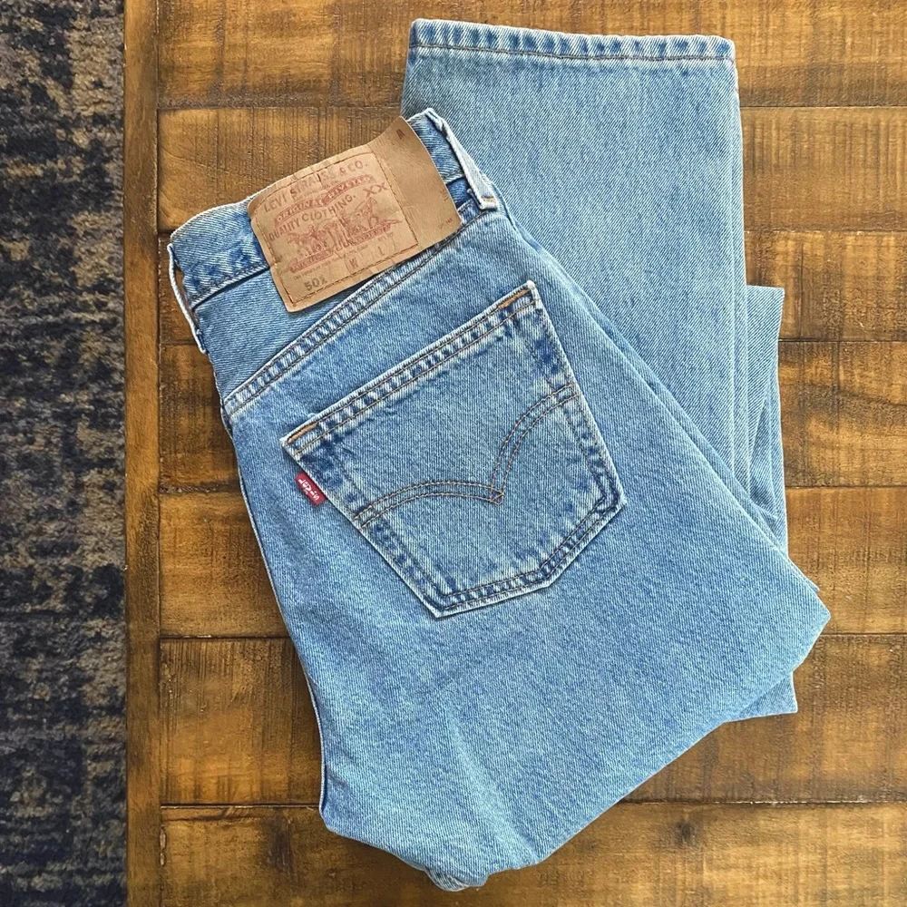 Vintage Levi’s 501 High Waist Straight Leg Jean W27 26 - Picture 9 of 9